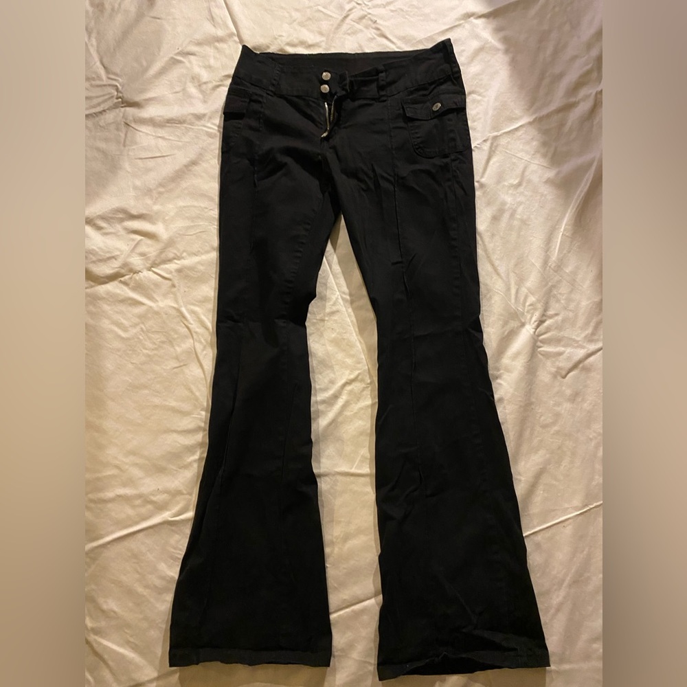 John Galt Black Denim Bootcut